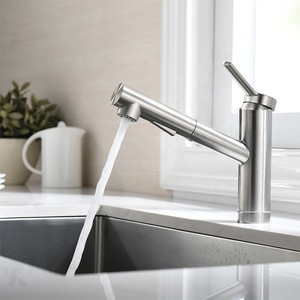 Cupc đòn bẩy duy nhất kéo xuống nối dài Flex <span class=keywords><strong>Hose</strong></span> Vòi Nước Nhà Bếp - Product Image 2