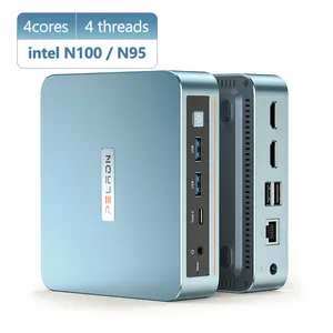 Intel Processor N100/N95 Wifi 5.0 BT4.2 Gaming Mini PC DDR4 16GB 512GB SSD Business Education Mini PC for Windows 11/Linux