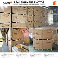 Module bifacial double vitrage AIKO NEOSTAR 3S+54 460W-475W, panneau PV Aiko-A-MCE54Db 460W465W470W475W N-Type ABC tout noir pour la maison