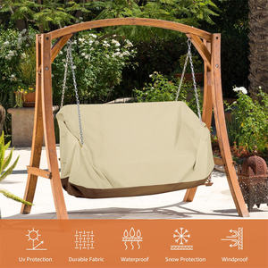 BEELAND Beige 420D étanche extérieur hamac balançoire couverture extérieur <span class=keywords><strong>suspendu</strong></span> porche balançoire chaise couverture - Product Image 6