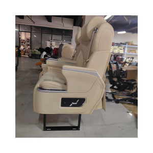 Siège de voiture électrique VIP de luxe modifié pour l'intérieur, avec plateau pliable pour la nourriture, pour <span class=keywords><strong>Toyota</strong></span> Fortuner <span class=keywords><strong>Alphard</strong></span>, en cuir Nappa, réglable - Product Image 5