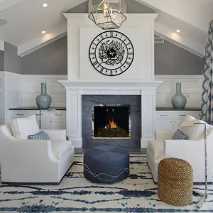 Kalima shahada Kim Loại Đồng Hồ Treo Tường Anh Số Tường Trang Trí Nội Thất Tường Nghệ Thuật Hồi Giáo Im Lặng Arabic Thư Pháp Đồng Hồ Hồi Giáo Hồi Giáo Quà Tặng - Product Image 3