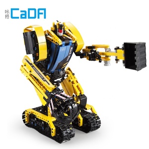 <span class=keywords><strong>Dada</strong></span> DIY 2-in-1 RC Robot Escavatore Rock Man DT016195 Giocattolo da Costruzione in Plastica ABS (930 Pezzi) per Bambini 5-7 Anni - Product Image 5