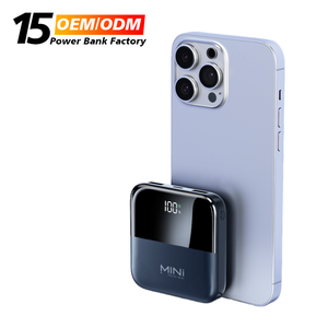 OEM/ODM Banco de Energía de CC de Alta Capacidad de 10000 mAh con Carga Rápida PD de 22.5W, Pantalla LED, Tipo-C, 2 Cables Integrados - Product Image 1