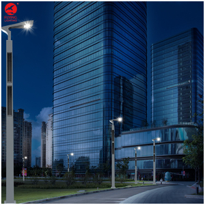 Farola Solar LED Híbrida Todo en Uno, IP65 Impermeable, Fuente de Alimentación Dual CA para Proyectos de Carreteras Industriales y Comerciales - Product Image 4