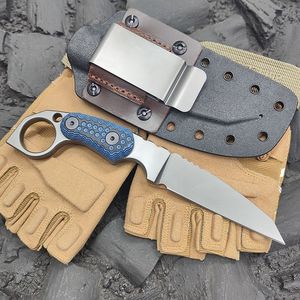 Cuchillo Bowie Skinner de Hoja Fija de Acero Inoxidable de Alta Calidad Beak HK SS282, 200 cm, Punta Recta, Mango de Madera, para Campismo y Actividades al Aire Libre - Product Image 1