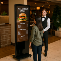 KR43V-S58T Totem numérique Android 43 pouces pour signalisation numérique, kiosque d'hôtel, hall d'hôtel, CMS gratuit, ODM, OEM, 1080x1920