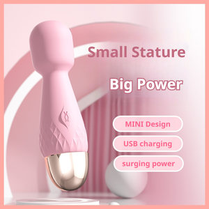 Alat pijat pabrik Mini tongkat <span class=keywords><strong>Av</strong></span> ajaib 10 mode <span class=keywords><strong>Vibrator</strong></span> kuat mainan dewasa wanita Masturbator g-spot Stimulator wanita - Product Image 2