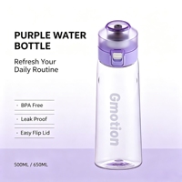 Bouteille anti-fuite de qualité alimentaire avec couvercle à ouverture rapide pour boire directement, compatible lave-vaisselle - Camping, randonnée, extérieur