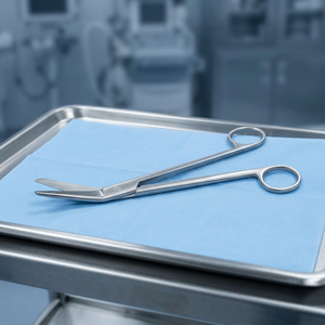 Make Your Logos Customized Surgical Scissors Blunt Blunt Angled For General Surgery Manual Instrument CE Certified Class I - Product Image 3
