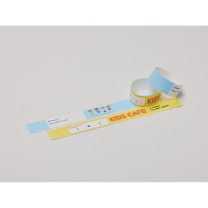 Pulseras impermeables para admisión, pulseras TYVEK a todo color, tipo individual de 25 mm (1 pulgada) [AnyWristband] - Product Image 3