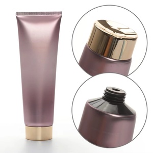 Tubo de aluminio y plástico personalizado de 100 ml y 200 ml, tubo exprimible ABL PBL con tapa de rosca dorada para crema de manos, loción, tubos de embalaje para cosméticos - Product Image 5
