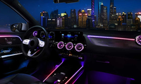 Kit d'éclairage d'ambiance intérieur LED 64 couleurs pour Mercedes-Benz GLA W247 2020-2025 Accessoires de voiture Décoration intérieure