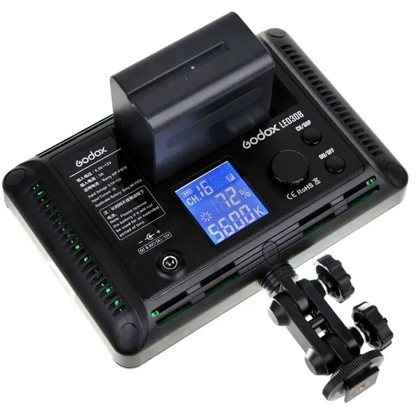 GodoxLEDP120C超薄型スタジオライトカメラパネルビデオスタジオ撮影LEDライトDSLR写真LEDライト用