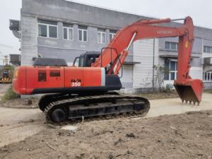 Excavatrice hydraulique sur chenilles Hitachi Zx350 35 tonnes d'occasion avec moteur et roulement à vendre - Product Image 4