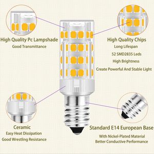 Ampoule LED E12 E14 E17 en forme de maïs, blanc chaud 3000K 5W, mini ampoule en céramique E14 pour lustre et machine à coudre - Offre Spéciale - Product Image 4