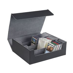 Boîte de rangement pour cartes à collectionner, boîte de rangement Dicewinder, boîte de rangement Dicewinder en cuir durable tout-en-un pour cartes de tarot, Pok-émon, TCG - Product Image 1