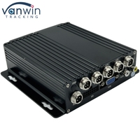 Traqueur de véhicule GPS 5G avec carte SD 4 canaux MDVR TFT système de caméra de moniteur DVR Mobile pour Taxi Bus