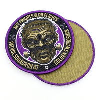 Écusson de broderie de logo personnalisé de haute qualité insignes thermocollants cousus en usine insignes brodés de haute technologie pour une utilisation avec chapeau