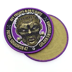 Factory Embroidery Patch Sew On Patch Custom Logo High Quality Embroidery And Badge With Iron On Cartoon Embroidery Patch