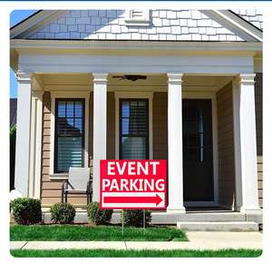 Lettre en plastique ondulé Panneau de signalisation de cour Plastique ondulé immobilier - Product Image 1