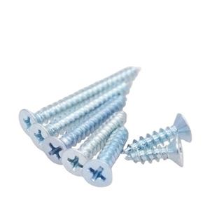 Profesional #10*38Mm <span class=keywords><strong>madera</strong></span> acero al carbono Zinc plateado Gr4.8 Cruz empotrada cabeza avellanada tornillos con <span class=keywords><strong>tuerca</strong></span> y arandela - Product Image 4