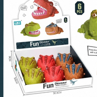 Jouet Dinosaure Mordant le Doigt – Jeu Amusant de Morsure au Doigt avec Dents Aléatoires – Modèle Mini Dinosaure Portable pour Enfants – Personnalisable