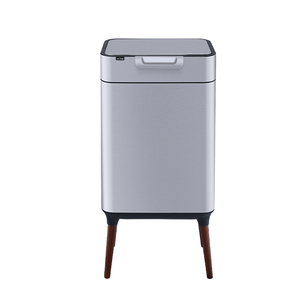 Heavy Duty Standing Structure Kitchen Dustbin Hand-Press Trash Can Rubbish Bin Press Type Waste Disposal <strong>Pull</strong> Classification - Product Image 1