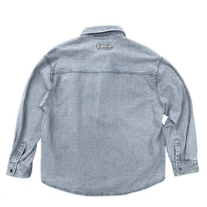 Camicia in Denim di qualità Premium da uomo personalizzata per la primavera autunno prodotto di alta qualità - Product Image 2