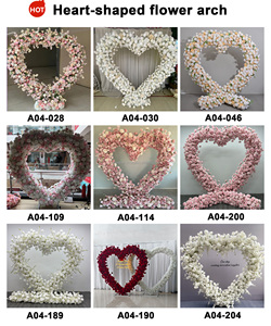 SMOOTH Wholesale <b>Wedding</b> Events Party Decoration Floral <b>Backdrop</b> White Flower Arch With Metal <b>Stand</b> - Product Image 5