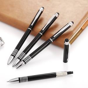 Novedad, bolígrafo táctil de metal promocional barato con logotipo, lápiz táctil Stylus 2 en 1 - Product Image 1