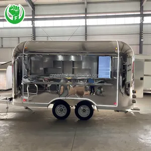 Outdoor Mobiele Food Trailer Straat Mobiele Hotdog Kar China Fabriek Mobiele Food Truck Te Koop Hotdog Aangepaste Staal Amerikaanse