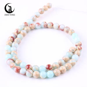 Zhe Ying 6/8/10mm Agalmatolite(Synthetic) <strong>Beads</strong> Shou Shan <strong>Stone</strong> <strong>Beads</strong> - Product Image 4