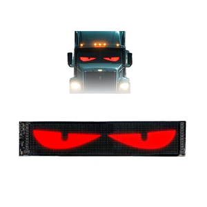 สินค้าใหม่ 12-24V DC 12*59.5ซม. จอแสดงผล LED RGB แบบยืดหยุ่น แผงพิกเซลเมทริกซ์ ใช้ได้กับรถยนต์ทั่วไป ไฟวงแหวนอเนกประสงค์ - Product Image 1