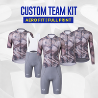 Kit de cyclisme unisexe personnalisé, taille plus, vêtements de sport respirants, shorts de cyclisme avec logo d'équipe personnalisé pour la course adulte