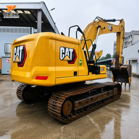 Excavatrice d'occasion de haute qualité de 8 tonnes avec moteur Isuzu d'origine, faible nombre d'heures de fonctionnement, boîte de vitesses et pompe hydraulique, modèle 2023
