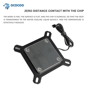 Ococoo C55W-SINTE CPU nước làm mát khối cầu vồng ánh sáng khuếch tán hiệu ứng ánh sáng tản nhiệt CPU - Product Image 3