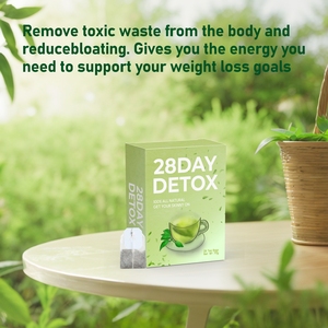 Чай для похудения Julong OEM: органический, без добавок, с индивидуальным дизайном, под собственной торговой маркой, быстрый, эффективный, для плоского живота, травяной, 28-дневный детокс. - Product Image 3