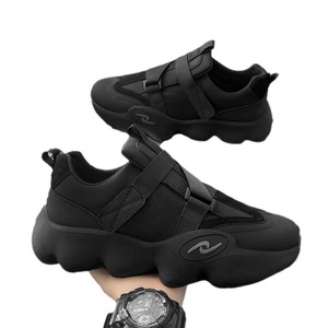<b>Men</b> Synthetic Running <b>Shoes</b> Autumn Thick Sole <b>Elevated</b> Fashion Sneakers Outdoor Sport Wear - Product Image 5