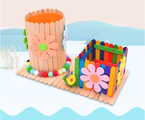 Bâtonnets en bois pour cake pops, style <span class=keywords><strong>simple</strong></span> <span class=keywords><strong>et</strong></span> naturel, couleur miroir, moule à glace DIY, bâtonnets pour sucettes glacées, logo personnalisé - Product Image 3