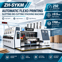 Machine de découpe rotative et d'empilage automatique pour emballage carton, avec contrôle intelligent et ajustement de commande en un clic, pour impression flexographique