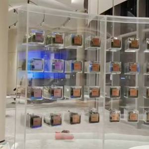 Custom Sizes Transparent <b>Acrylic</b> Display <b>Stand</b> Showroom Display Racks Lattice Display Cabinet for Shops Supermarket - Product Image 4