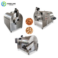 Industriële 100-500kg elektrische kastanje-, pecannoot-, koffie-, sojabonen- en notenroostovenmachine