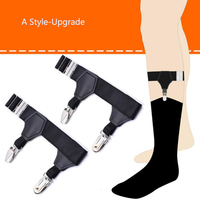 LK Fashion – Chaussettes unisexes en polyester au design classique et sexy, avec jarretelles élastiques antidérapantes et boucle en fer pour usage quotidien
