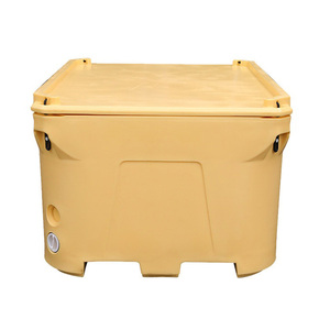 Nhiệm vụ nặng nề cách điện nhựa cá lưu trữ <span class=keywords><strong>container</strong></span> công suất lớn 1000L 330qt 700qt <span class=keywords><strong>Ice</strong></span> cá bồn hộp mát cho thực phẩm lưu trữ - Product Image 6