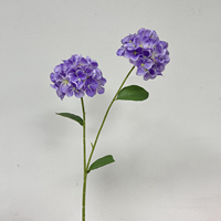 Hortensias artificiels HGA Hydrangea Macrophylla en soie pour la décoration intérieure et les arches de mariage, chemin de table floral, vente en gros