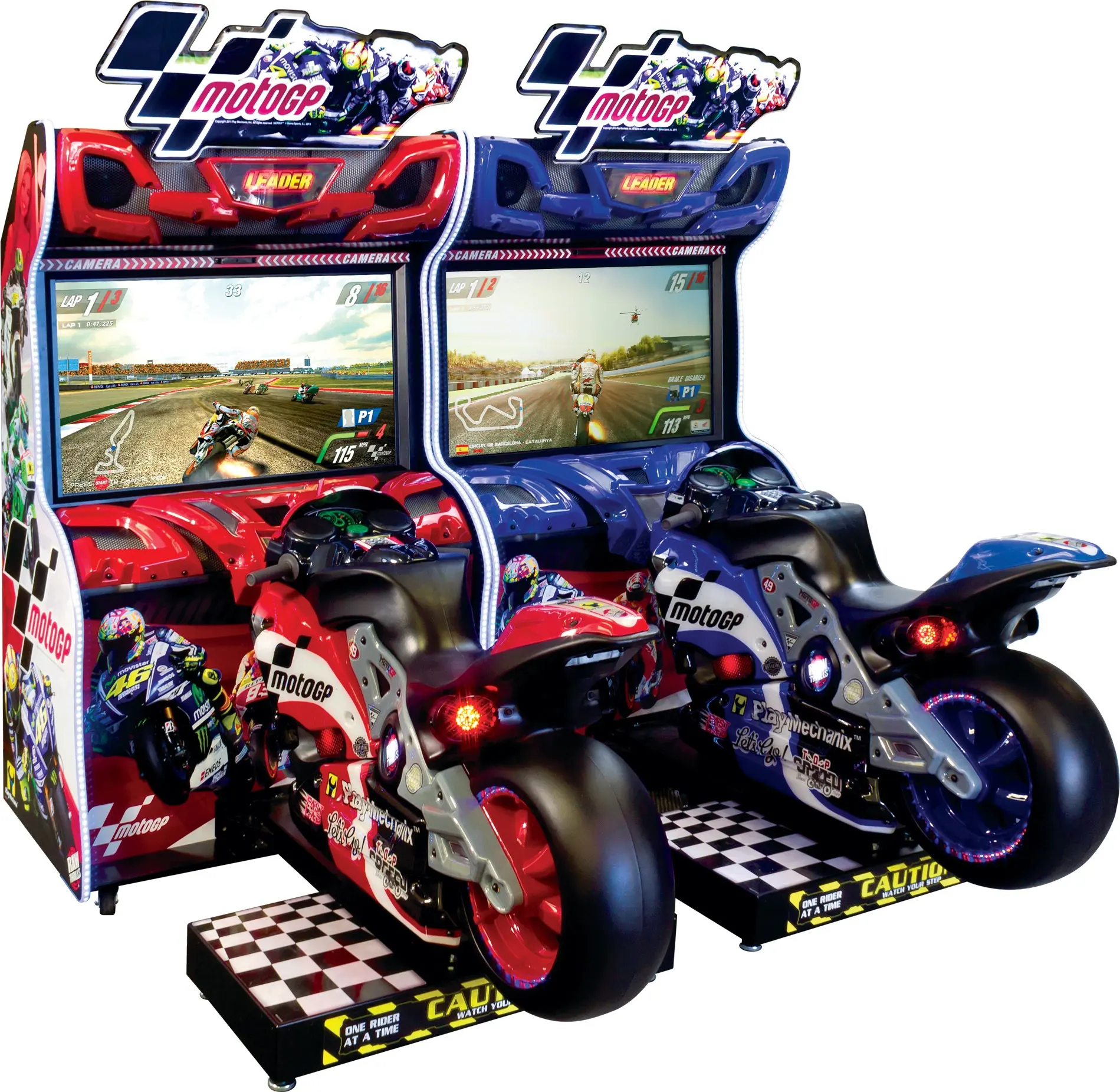 Coin Operated 3d Video Arcade MotoGP Motorbike Racing Simulator Games For Sale