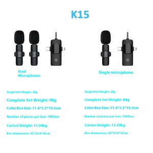 3-in-1 Wireless USB <strong>Microphone</strong> Clip for Recording Interview <strong>Vlogs</strong> YouTube TikTok Computer <strong>Android</strong> iPhone Portable Lavalier Mic - Product Image 5