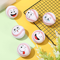 Petites balles anti-stress en forme de visage, en mousse, pour soulager le stress et l'anxiété, et comme cadeaux pour fêtes sportives