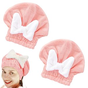 Chapeau turban en microfibre souple jetable super absorbant chapeau <span class=keywords><strong>femme</strong></span> <span class=keywords><strong>cheveux</strong></span> absorbants serviette à séchage rapide pour salle de bain - Product Image 1